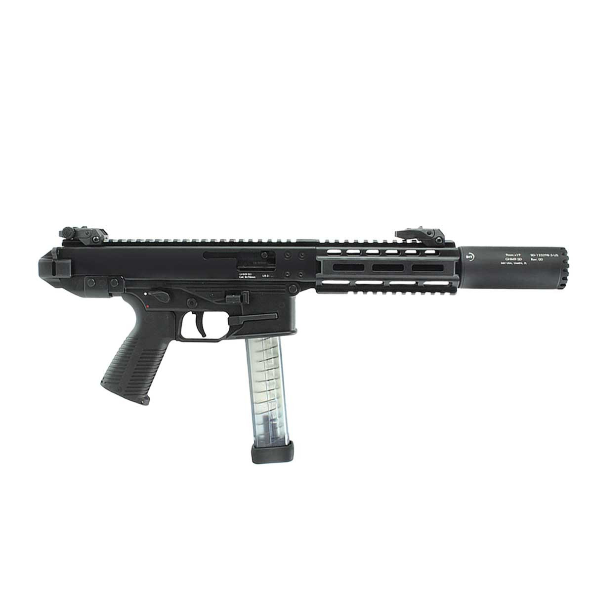 B&T GHM9 SD Gen 3 Integrally Suppressed Pistol (NFA) Black