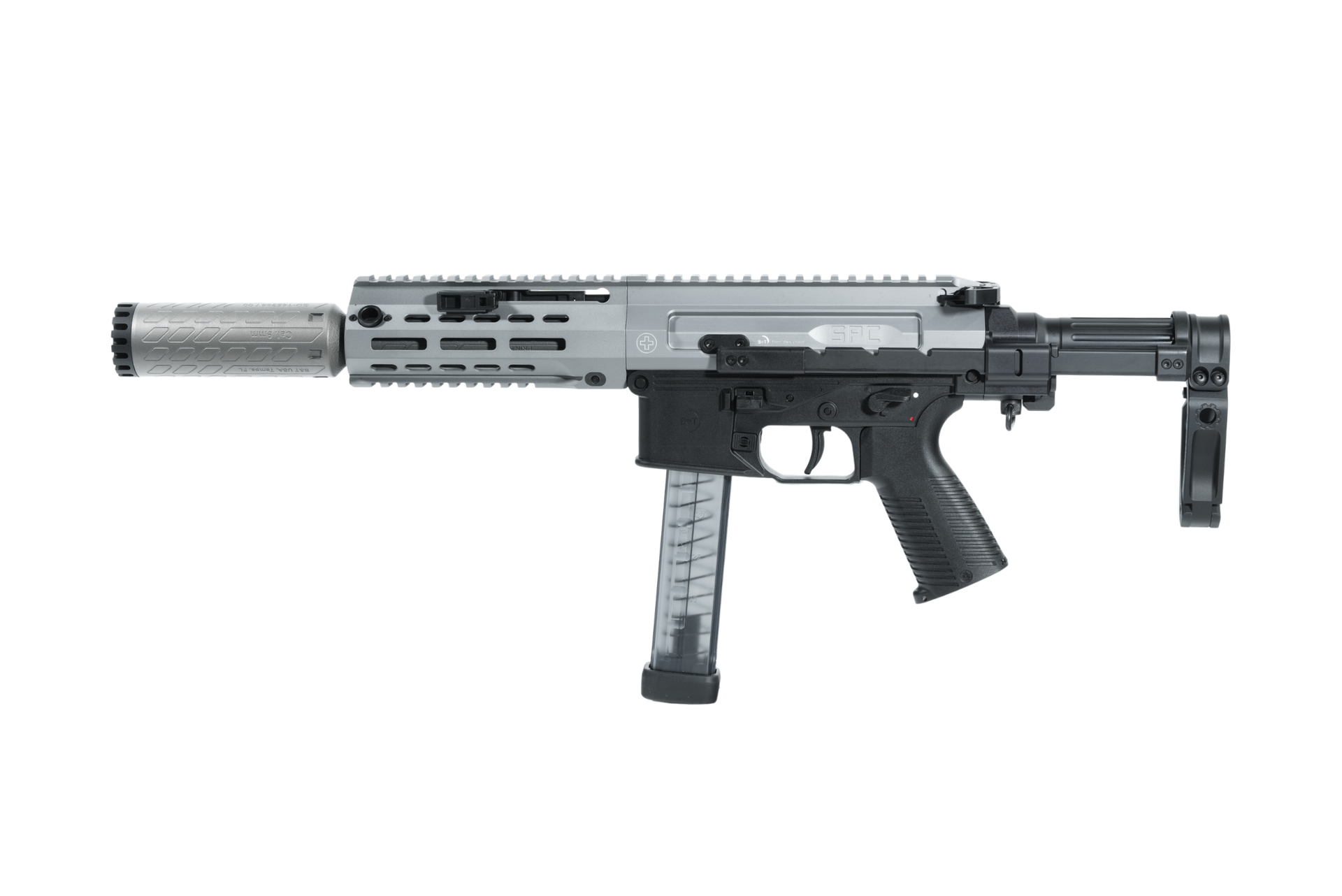 Spc9 Cheek Riser B&T SPC9 SD2 Integrally Suppressed 9mm Pistol 4.5