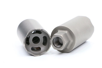 V Seven Helios Linear Compensator 5/8-24 Raw Titanium V Seven Helios Linear Compensator 5/8-24 Raw Titanium