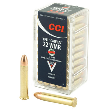 CCI TNT Green 22 WMR 30gr. HP CCI TNT Green 22 WMR 30gr. HP