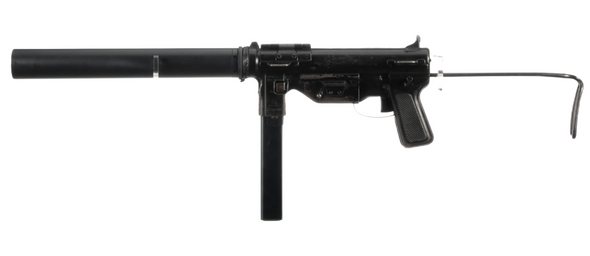 US Guide Lamp M3 "Grease Gun" 45acp Machine Gun C&R  w/ JCB Silencer 
