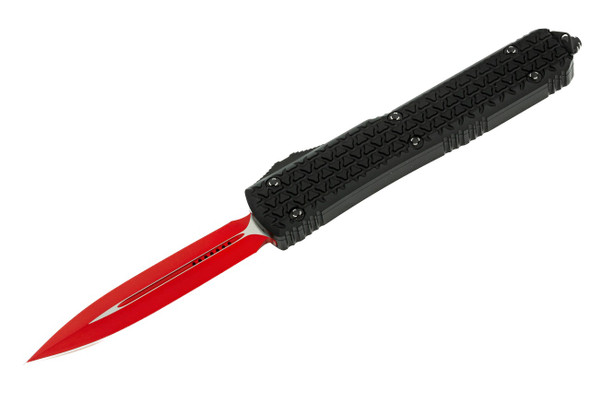 Microtech Ultratech D/E Sith Lord - Black Handle - Red Blade