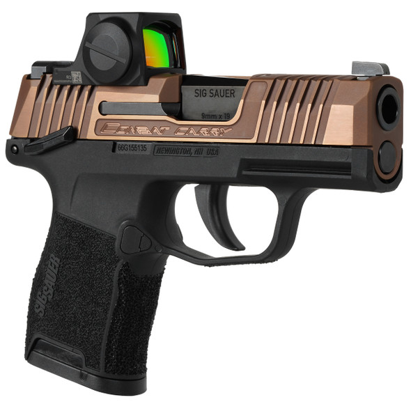 Taran Tactical Innovations Sig Sauer P365 Copperhead Package with Romeo-X & Tan Bag, TTI-P365-CH