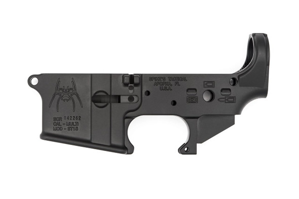 Spikes Tactical AR15 Lower Receiver - Bullet Markings