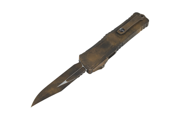 Microtech Combat Troodon Bowie Gen III - Plague Outbreak Signature Series, 1146-1PLOBS, 841768190608