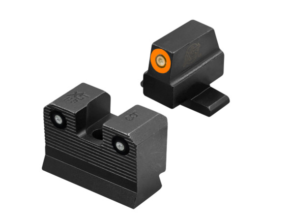 XS Sights R3D 2.0 Suppressor Height Tritium Night Sight - Sig Sauer Compatible - Orange/Tritium, SI-R203P-6N, 647533004978