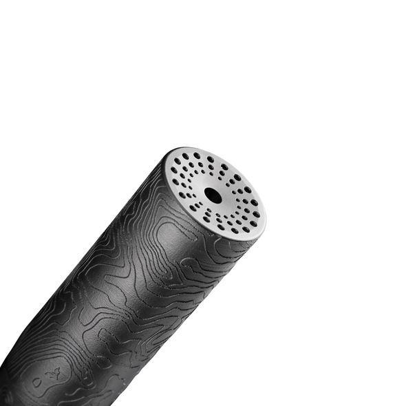 ECHOCORE Suppressors Latitude 30 Titanium 7.62mm Suppressor - Black, LaTitude30