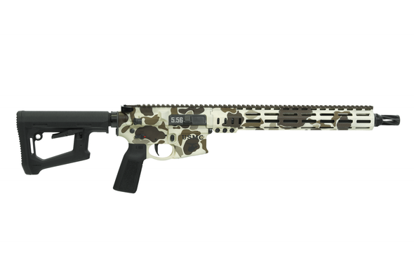 SOLGW MK1 RECCE 5.56 NATO 14.5" Pinned Rifle - Limited Edition Beach Frog Skin, MK1-RECCE-556-145CL-RIFLE-CK-BF