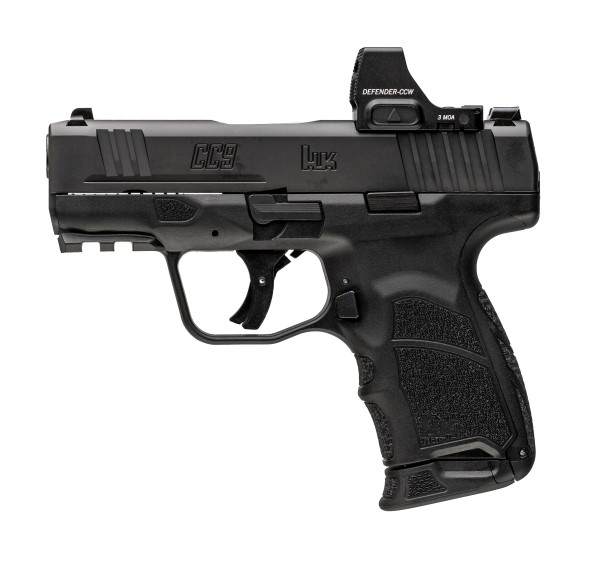 HK CC9 Sub-Compact 9mm Pistol with Vortex  Defender CCW Bundle - 3.32" Barrel - 12 Rd, 81001354, 642230273801