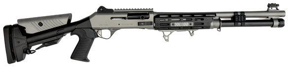 Orthos Raider S4 Gray 12 Ga Shotgun 18.5" Barrel, S4RGY