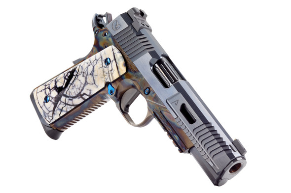 Nighthawk x Agency Arms 1911 VIP Agent 2 Government .45 ACP Pistol 5" Barrel - Mammoth Tusk Ivory Grips, 0872, 806802760872
