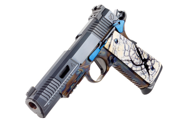 Nighthawk x Agency Arms 1911 VIP Agent 2 Government .45 ACP Pistol 5" Barrel - Mammoth Tusk Ivory Grips, 0872, 806802760872