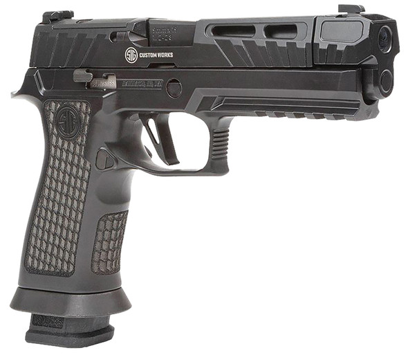 Sig Sauer P320 Spectre Comp Blackout 9mm Pistol 4.6" Compensated Barrel - 10 Rd, P320V004-10, 798681683086