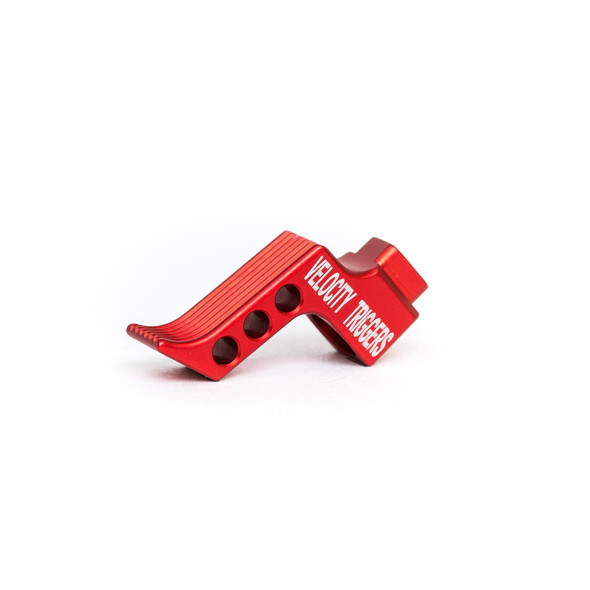Velocity Precision MPC Trigger Shoe - Straight Serrated Flat Face - Red