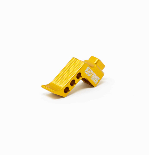 Velocity Precision MPC Trigger Shoe - Straight Serrated Flat Face - Gold