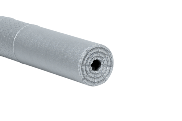 Hammer Creek Vaquero Titanium .357 Suppressor - Direct Thread 5/8x24 - Silver, 125-SIL-5/8x24