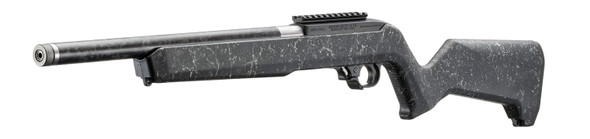 Ruger 10/22 Carbon Fiber .22 LR Rifle 16" Threaded Carbon Fiber Barrel - White Speckle Black, 32014, 736676320141