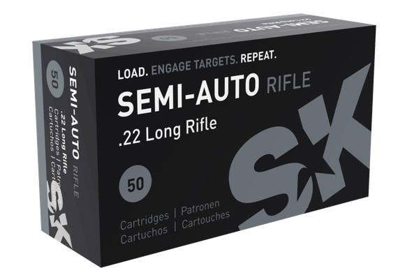 SK Ammo Semi-Auto .22 LR 40gr Ammunition - 50 Rd Box, RK420148, 420148, 4023045421483