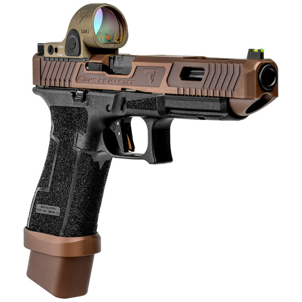 Taran Tactical Innovations Glock G34 Gen 5 Copperhead with Custom Hard Case, TTI-GLOCK-CHG34G5