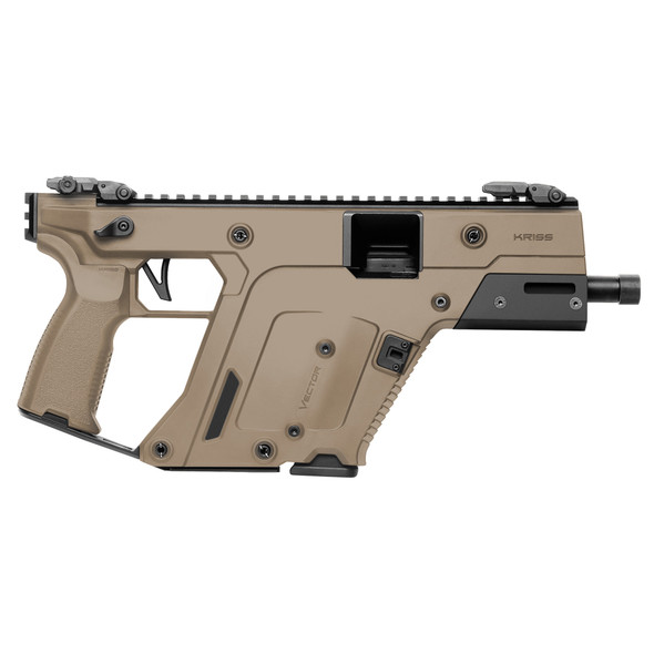 Kriss Vector SDP Gen III 9mm Pistol 5.5" Threaded Barrel - 40 Rd - FDE, KRKV90-3PFD00, 810172121768