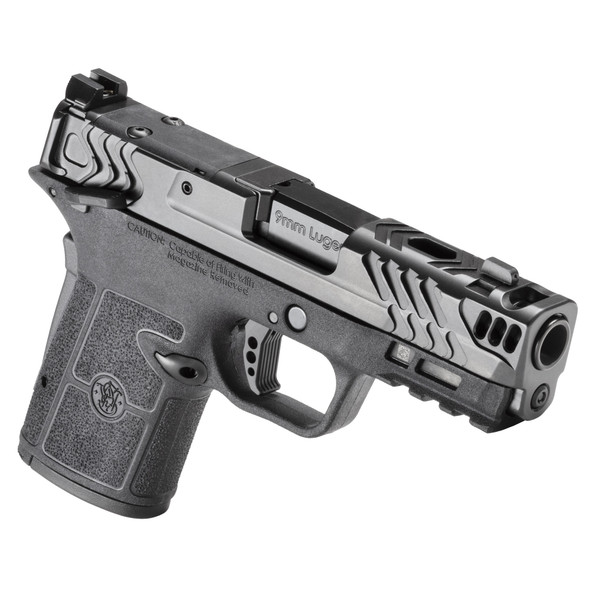 Smith & Wesson PC Equalizer Carry Comp Micro Compact 9mm Pistol 3.675" Barrel - 15 Rd, 14411, 022188901320