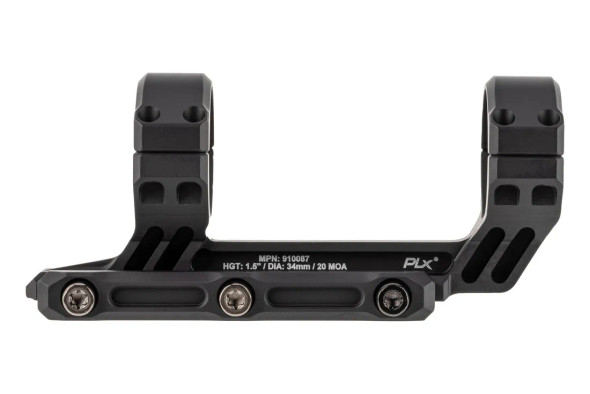 Primary Arms 34mm PLx Cantilever Scope Mount 1.5" Centerline - 20 MOA Cant