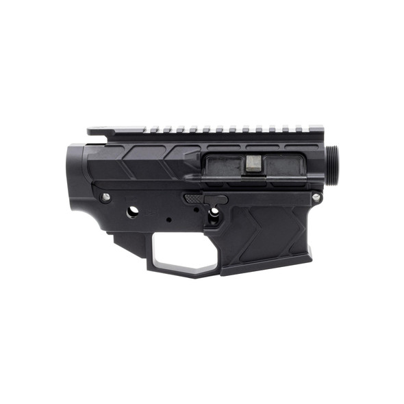 Bootleg Stripped Upper/Lower Receiver Set - Black Anodized, BP-ULR-1, 850008671203
