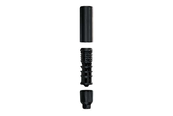 Q The Lefty 5.56 NATO / 6mm Stainless Steel Suppressor - Melonite Finish, SIL-TL-QUICKIE-556, 850000857353