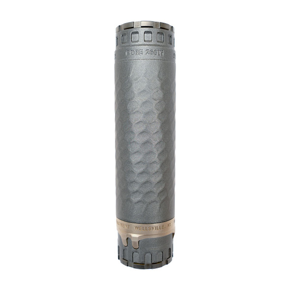 Precision Armament TiTrex 260Ti Optimized 6.5mm Titanium Suppressor - Dark-Ti Finish, R10121