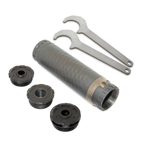 Precision Armament TiTrex 360Ti X-Core .360 / 9mm Titanium Core Suppressor - Dark-Ti Finish, R10141