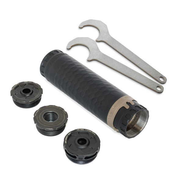 Precision Armament TiTrex 300SD Severe-Duty .300 / 7.62mm Inconel Suppressor - Black Finish, R10232