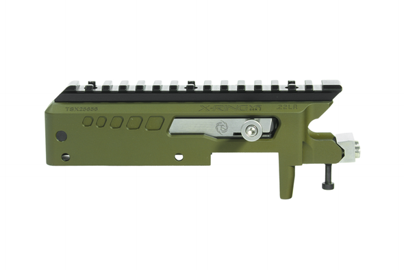 TacSol X-Ring VR Gen 2 Semi Automatic .22 LR Receiver - Olive Drag Green, XRA2-MOD, 879971001060