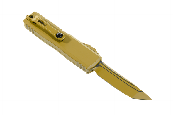 Microtech UTX-85 Gen IV T/E - RAL-8000 Handle - Stonewash Blade, 12334-1CRA, 810222581009