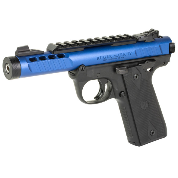 Ruger Mark IV 22/45 LITE .22 LR Pistol - Blue Anodized - RSR Exclusive, 43961, 736676439614