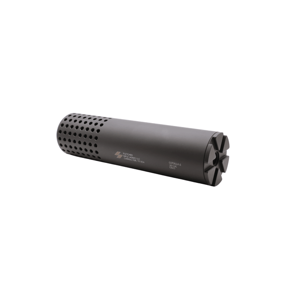 Fletcher Rifle Works Cotulla 6 Titanium / Steel 7.62mm Suppressor - Black, COTULLA6-BLK