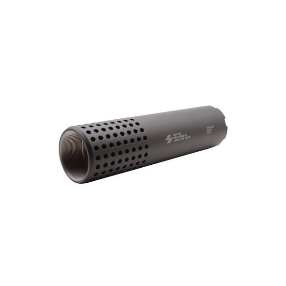 Fletcher Rifle Works Cotulla 6 Titanium / Steel 7.62mm Suppressor - Black, COTULLA6-BLK