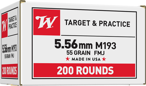 Winchester - M193 5.56 NATO 55 Grain FMJ - 200 Rds