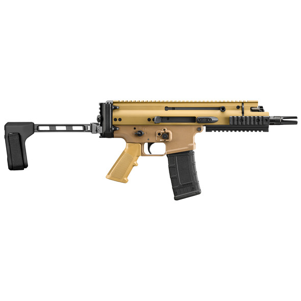 FN America SCAR 15P NRCH .300 Blackout Braced Pistol 7.5" Barrel - FDE, 38-101887, 845737020149