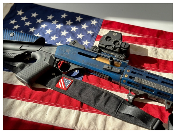 Orthos Raider S4 America 250 Elite 12 Gauge 18.5" Shotgun - Limited Edition America 250, S4RU250E, 810159633574