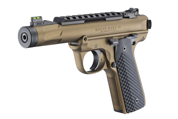 Ruger Mark IV 22/45 LITE .22 LR Pistol 4.4" Threaded Barrel - Distributor Exclusive, Silencer Shop Exclusive, 43964, 736676439645