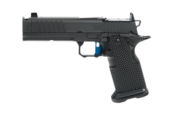 Miller Precision Ranger 9X 9mm Pistol 5" Comp Barrel - Black PVD Finish, Ranger-9X-04-12-BLK-BLU, Ranger-9X-04-12
