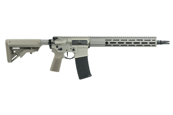 BG Defense Type-A SRP-13.9 MOD 1 PRO 5.56 NATO Rifle 13.9" Barrel - Clear Anodized, TSRP556139MPP-CLEAR, TSRP556139MPP-SPECIAL, TSRP556139MPP, 82803, 703441828034