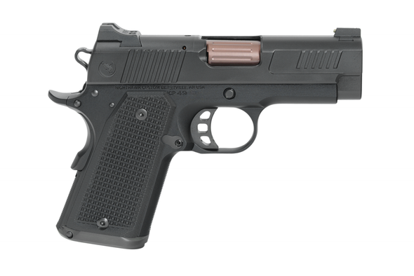 Nighthawk Custom 1911 Counselor Officer 9mm Optic Ready Pistol 3.5" Barrel - 8 Rd, 0292, 806802760292