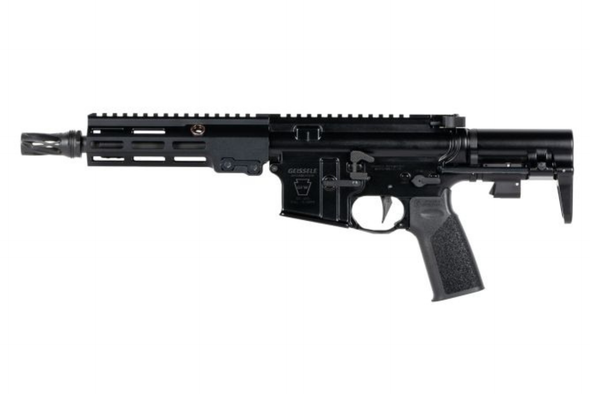 Geissele GFW 5.56 NATO Telescoping SBR 8" Barrel - HUXWRX Flash Hider, 08-472B, 810081135634