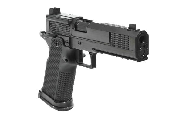 BG Defense Type-A EG11 Mod 3 (Double Stack 1911) 9mm Optic Ready Pistol 5" Integrally Comp Barrel  - Black Certess™ DLC, TEG1159S1G3-BLK