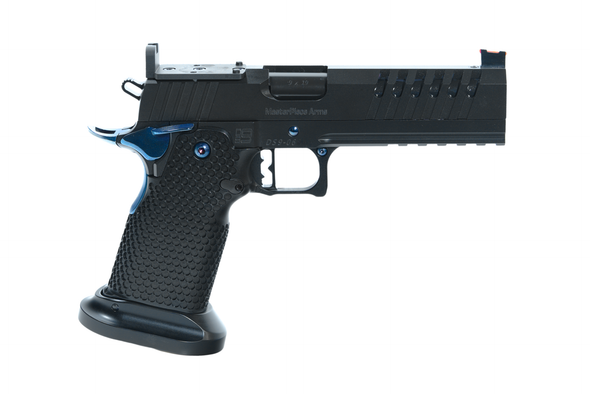 MPA DS9 Hybrid Optic Ready 9mm Pistol 5" Bull Barrel - Black & Blue Accents
