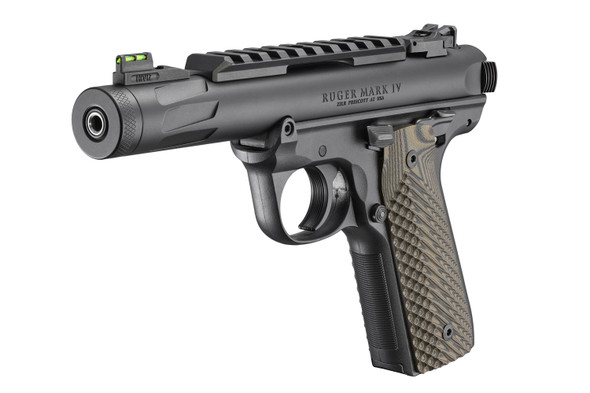 Ruger Mark IV 22/45 LITE .22 LR Pistol 4.4" Threaded Barrel - Distributor Exclusive, 43963, 736676439638