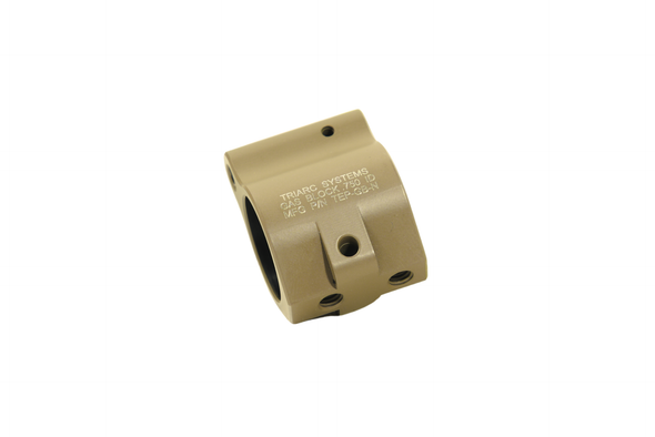 TRIARC Systems .750 Easy Pin AR15 / AR10 Gas Block - Flat Dark Earth, FDE, TEP-GB-N-FDE, TEP-GB-N