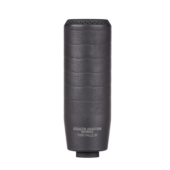 Stealth Additive Works Shiv 9mm Titanium Suppressor - 13.5x1 LH Metric - Black, SAW-SHIV-9-METRIC-BLK