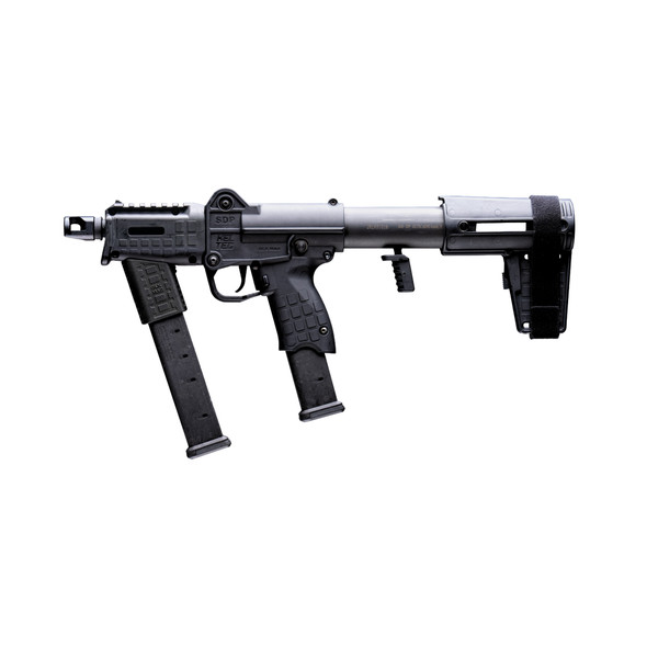 Kel-Tec SUB-SDP "Nub Sub" 9mm Brace Pistol 6" Threaded Barrel - 27 Rd, SDP9BLKT, 640832012699